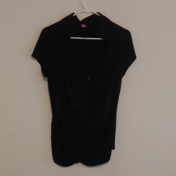 toto collection Tops - Sexy Plus Size Collared Top